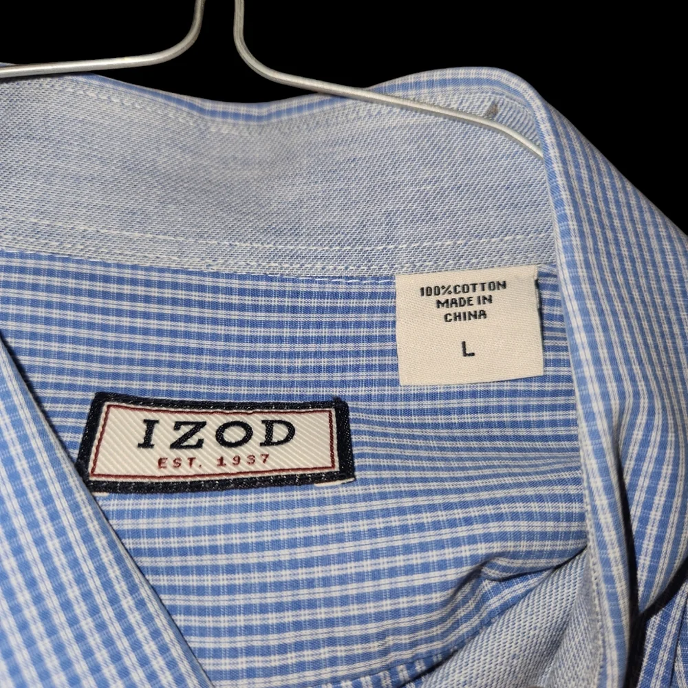 Izod Dress Shirt Size Large
